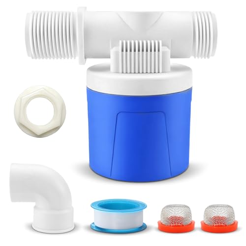 YICH 3/4 zoll Schwimmerventil für Wassertanks Pools, Automatisches Wasserstandskontrollventil für Fischteiche, Viehtränken, Bewässerungssysteme, Viehtanks, Aquarien von YICH