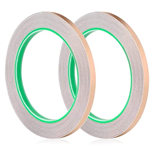 Emi Abschirmung Kupfer 2 Stücke Elektromagnetische Kupfer Löten Copper Foil Kupfer Für Selbstklebend Multi Strong Adhesive Tape Copper Tape Adhesive Kupferfolien Gegen Schnecken（20m X 4mm ） von YIDABEISHUIP9