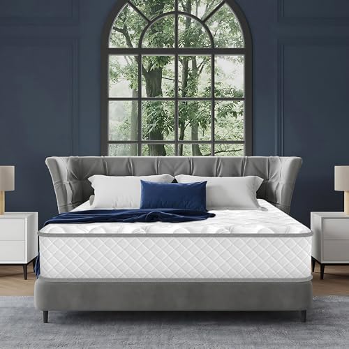 Matratze 140x190 cm, Taschenfederkern und Kaltschaummatratze Hybride, Federkernmatratze, 10-Zonen Ergonomie, Härtegrad, Öko-Tex Zertifiziert, Atmungsaktiv, Antibakteriell, Dauerhaft, Höhe 26cm von YIDATONG