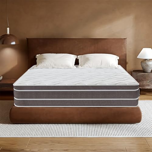 Matratze 140x190 cm, Taschenfederkern und Kaltschaummatratze Hybride, Federkernmatratze 10-Zonen Ergonomie, Härtegrad, Atmungsaktiv, Antibakteriell, Hypoallergen, Öko-Tex Zertifiziert, Höhe 26cm von YIDATONG