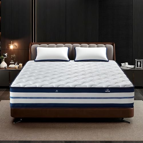 Matratze 140x200 cm Taschenfederkernmatratze, 7 Zonen Härtegrad H3 Perfekte Unterstützung, Federkernmatratze für Ergonomische Rückenentlastung, Höhe 25cm, Matratzen Öko-Tex Zertifiziert, Hypoallergen Matratze 140x200 cm Taschenfederkernmatratze, 7 Zonen Härtegrad H3 Perfekte Unterstützung, Federkernmatratze für Ergonomische Rückenentlastung, Höhe 25cm, Matratzen Öko-Tex Zertifiziert, Hypoallergen von YIDATONG