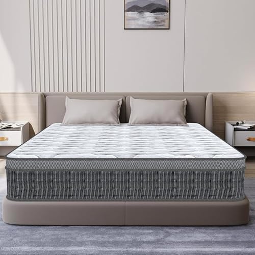 Matratze 160x200 cm Taschenfederkernmatratze, 7 Zonen Härtegrad H3 Perfekte Unterstützung, Federkernmatratze für Ergonomische Rückenentlastung, Höhe 26cm, Matratzen Öko-Tex Zertifiziert, Hypoallergen Matratze 160x200 cm Taschenfederkernmatratze, 7 Zonen Härtegrad H3 Perfekte Unterstützung, Federkernmatratze für Ergonomische Rückenentlastung, Höhe 26cm, Matratzen Öko-Tex Zertifiziert, Hypoallergen von YIDATONG