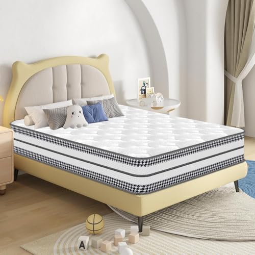 Matratze 90x200 - Höhe 23 cm, Federkernmatratze mit Gemischter Memory-Schaum, Latex, Härtegrad H3, ÖkoTex Zertifiziert, Perfekte Unterstützung, Atmungsaktiv, Matratze für Kinder und Erwachsene Matratze 90x200 - Höhe 23 cm, Federkernmatratze mit Gemischter Memory-Schaum, Latex, Härtegrad H3, ÖkoTex Zertifiziert, Perfekte Unterstützung, Atmungsaktiv, Matratze für Kinder und Erwachsene von YIDATONG