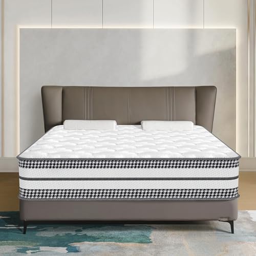 Matratze 90x200 cm, Taschenfederkern und Kaltschaummatratze Hybride, Höhe 23 cm Federkernmatratze, 8-Zonen Ergonomie, Härtegrad, Öko-Tex Zertifiziert, Atmungsaktiv, Antibakteriell, Sanft zur Haut von YIDATONG