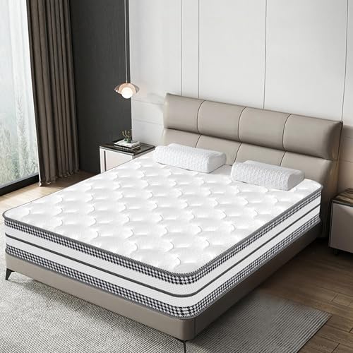 Matratze 90x200 cm Taschenfederkernmatratze, 7 Zonen Härtegrad H3 Perfekte Unterstützung, Federkernmatratze für Ergonomische Rückenentlastung, Höhe 24cm, Matratzen Öko-Tex Zertifiziert, Hypoallergen Matratze 90x200 cm Taschenfederkernmatratze, 7 Zonen Härtegrad H3 Perfekte Unterstützung, Federkernmatratze für Ergonomische Rückenentlastung, Höhe 24cm, Matratzen Öko-Tex Zertifiziert, Hypoallergen von YIDATONG