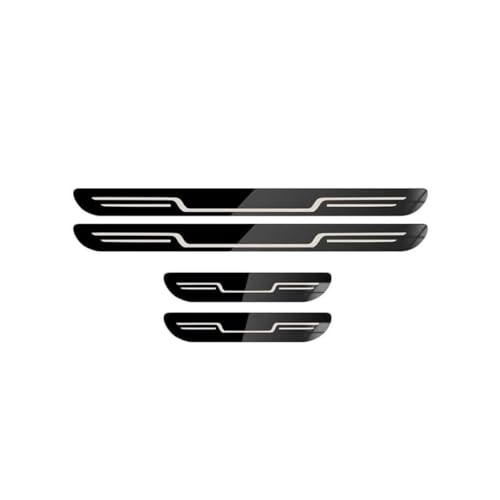 YIDIRUI 4 Stück Autos Edelstahl Türschwellerleisten für Citroen Jumpy DS3 DS4 DS5 DS6 DS7 C1 C2 C3 C4 C5, Einstiegsleisten Schutz Türschwellen Willkommen Pedal Auto Zierleisten Kratzschutz von YIDIRUI