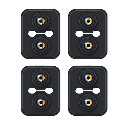 YIDIRUI 4 Stück Schutz für Türverriegelung Auto für Smart Forfour (Year of Manufacture 2014), Silikon Schutzabdeckung Wasserdicht Anti-rost Korrosionsschutz Auto Türschloss Abdeckung von YIDIRUI
