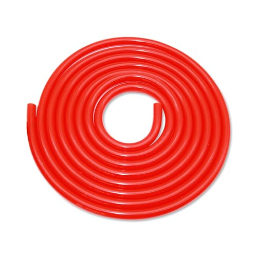 YIEMI Hochtemperatur Silikonschlauch - Rot, 3mm ID, 2.5 Meter Länge - Unterdruckschlauch für Kühlwasser, Kühlmittel, Turbosysteme-Kühlmittelschläuche- Gummischläuch von YIEMI