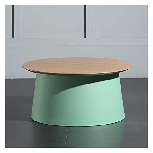 YIFEI2013-SHOP Couchtisch Couchtisch Tischset, Minimalistischer Moderner Couchtisch, Runder Couchtisch Kleine Nordische Wohnung Teetisch, Wohnzimmer Runder Tisch Couchtisch (Color : Green) von YIFEI2013-SHOP