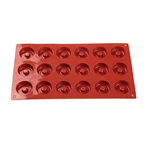 Donut-Form mit 18 Mulden, antihaftbeschichtet, 3D-Backformen, Küchenutensilien von YIGEBAG