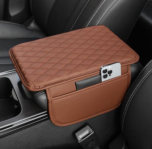YIGY Auto Armlehnen Auflage für Porsche Macan 4 / Macan Turbo/Panamera Turbo E-Hybrid/Cayenne GTS 2024-, Memory Schaumstoff Schutzauflage mit Organizer Taschen Armlehnenschoner,D Brown YIGY Auto Armlehnen Auflage für Porsche Macan 4 / Macan Turbo/Panamera Turbo E-Hybrid/Cayenne GTS 2024-, Memory Schaumstoff Schutzauflage mit Organizer Taschen Armlehnenschoner,D Brown von YIGY