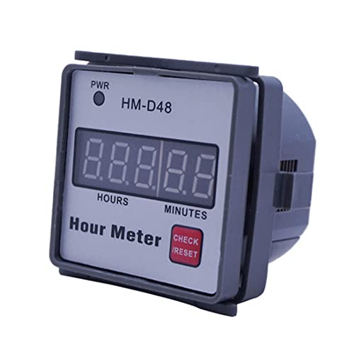 D48-Stunden Meter Digitaler Stundenmeter 0‑999.99H Timer AC 220 V Für Motor Rasenmäher Generator Farm Tractor Stunde Messstunde Messgerät Watersiger Für Motorausrüstung Rasenmäher Generator Farm D48-Stunden Meter Digitaler Stundenmeter 0‑999.99H Timer AC 220 V Für Motor Rasenmäher Generator Farm Tractor Stunde Messstunde Messgerät Watersiger Für Motorausrüstung Rasenmäher Generator Farm von YIGZYCN