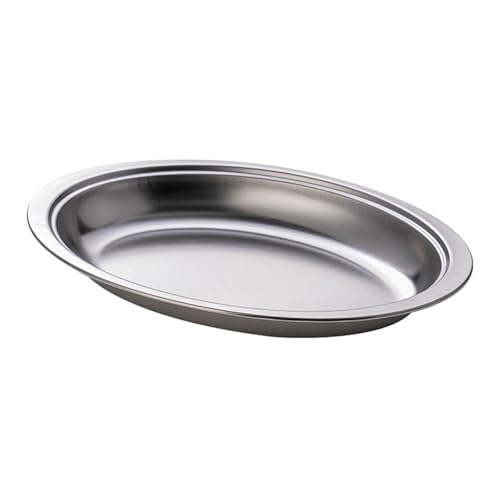 Dampfer Fischschale Edelstahl Servierplatte Oval Form Multifunktional Für Oder Restaurant. Verwenden Sie Silber/Gold Oval Servierplatte von YIGZYCN