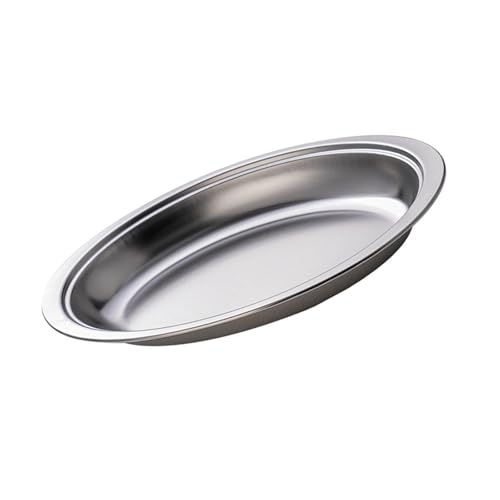 Dampfer Fischschale Edelstahl Servierplatte Oval Form Multifunktional Für Oder Restaurant. Verwenden Sie Silber/Gold Oval Servierplatte von YIGZYCN