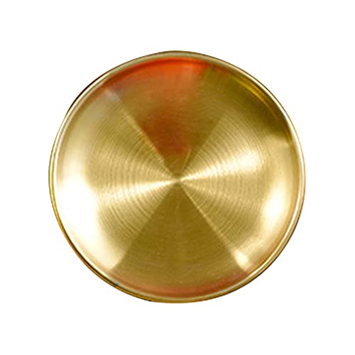 Edelstahlplatte Runder Essteller Servierschale Kuchenschale Westplatten Edelstahlplatte Edelstahlplatte Runder Essteller Servierschale Kuchenschale Westplatten Edelstahlplatte von YIGZYCN
