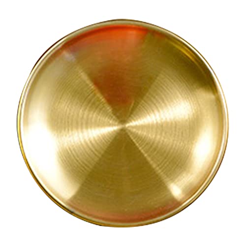 Edelstahlplatte Runder Essteller Servierschale Kuchenschale Westplatten Edelstahlplatte Edelstahlplatte Runder Essteller Servierschale Kuchenschale Westplatten Edelstahlplatte von YIGZYCN