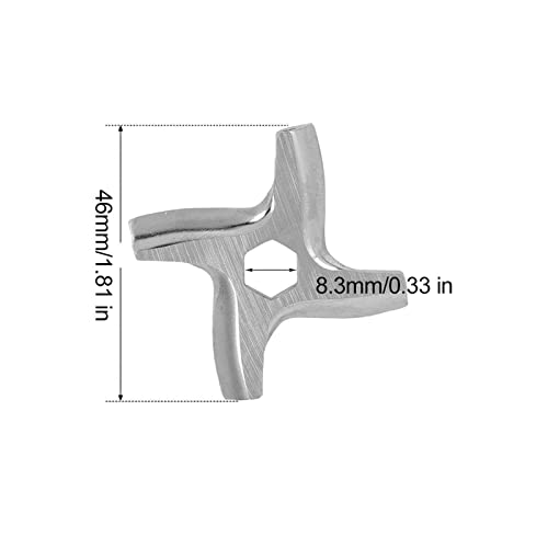 Fleischschleifermesser Edelstahl Mincer Platte Scheibenscheibenmesser Mit Loch Fleisch Mühle Fleischmühle Für Küchen Fleisch Mühle Tellerscheiben Scheiben von YIGZYCN