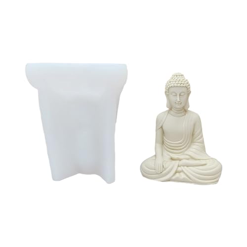 Kerzenformen Tonformen Handwerksformen Handherstellung Liefert Buddhas Form Nicht Stick Silikonmaterial Für Figurenhandwerk von YIGZYCN