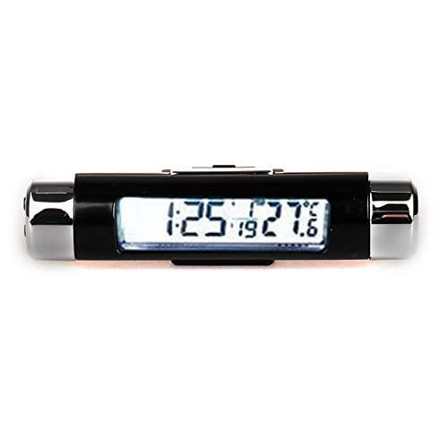 LCD Display Digitales Auto Uhr Thermometer Temperaturmessgerät Messgeräte Für Automobile Mini Uhr Monitor Mit Hintergrundbeleuchtung Elektronische LCD Uhr von YIGZYCN