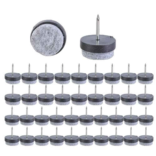 Mehrzweck-Filzgleiter für Stühle und Tische, Bodenschoner, 22 mm Durchmesser, einfache Installation, 50 Stück Mehrzweck-Filzgleiter für Stühle und Tische, Bodenschoner, 22 mm Durchmesser, einfache Installation, 50 Stück von YIGZYCN