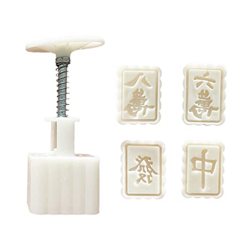 PP Form Autumn Festival Handpressung Mondkuchenform Dekoration Gadget Presse Formengebäckwerkzeuge Zum Backen Von Geräten Kuchenschneider Gebäckwerkzeugen von YIGZYCN