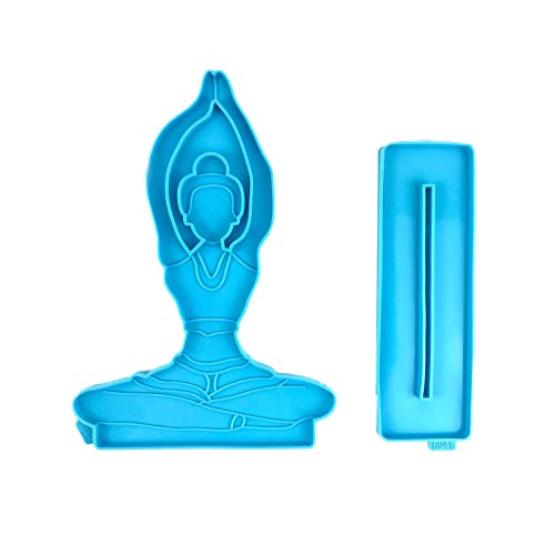 Personalisierte Silikonform Yoga Mädchenform Epoxidgussform Und Yogamatte Form Für Home Office Tisch Ornament Epoxidgussschimmel Silikon von YIGZYCN