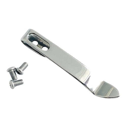Stabiler 420 Edelstahl-Taschen-Schneider-Clip für Ausrüstungstaschen, Clip für Handwerkswerkzeug mit sicherem Griff und Design Cutter Clip Zubehör von YIGZYCN