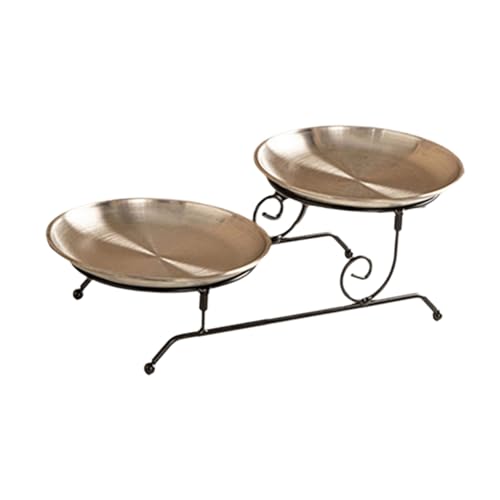 Stylish Cake Serve Tablett Zum Feiern Und Versammlungen Zwei Stufen Dessert Display Teller Geburtstag Party Snacks von YIGZYCN