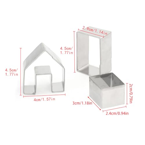Weihnachtsgingerbread House Form Party Esstisch Essen Für Metall Backbrotkuchen Süßigkeiten Gadget Weihnachtsformen Für Schokolade von YIGZYCN