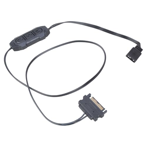 YIGZYCN ARGB-Controller, 5 V, 3-poliges Netzteil, ARGB-Controller, 3-polig, für Computer-CPU-Gehäuse, Kühlerlüfter, LED-Licht, Heizkörper-Netzteil von YIGZYCN