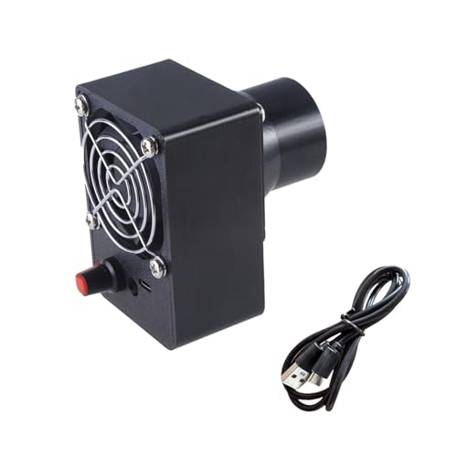 YIGZYCN Einstellbare Geschwindigkeit 60 Lüftergebläse Mit USB Kabel 5.5x2 1 Mm Für Camping Kühlung Sport BBQ Starter Verstellbarer Geschwindigkeitsgebläse von YIGZYCN