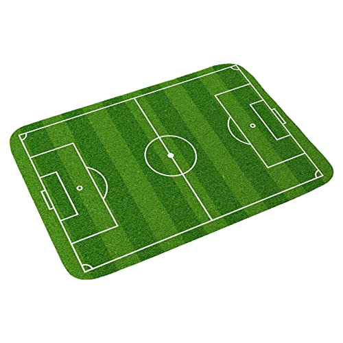 YIGZYCN Fußballfeld Erdgeschoss Matte Wiederverwendbare Waschblech Teppichmatte Flanell Anti Skid Eingangs Fußmatte Schlafzimmer Teppiche Fußballfeld Teppich YIGZYCN Fußballfeld Erdgeschoss Matte Wiederverwendbare Waschblech Teppichmatte Flanell Anti Skid Eingangs Fußmatte Schlafzimmer Teppiche Fußballfeld Teppich von YIGZYCN