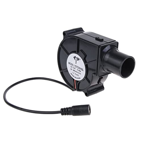 YIGZYCN Gebläse Ventilator 7530 Kleiner Herd Werkzeug Holzofen Haushalt Kochen Heizung Camping BBQ Ventilatoren Holzkohlestarter 12V 0,2A von YIGZYCN