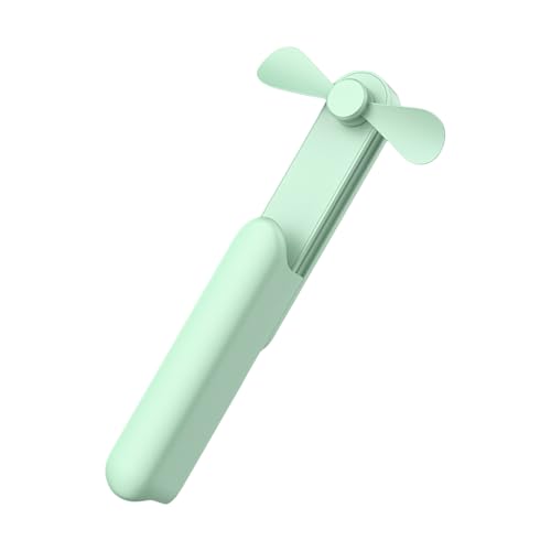 YIGZYCN Miniatur-Schreibtischventilator, USB-Aufladung, faltbar, tragbar, Handventilator, 3 einstellbare Geschwindigkeiten, Kühlgerät für Zuhause, Büro, multifunktionaler Schreibtischventilator von YIGZYCN