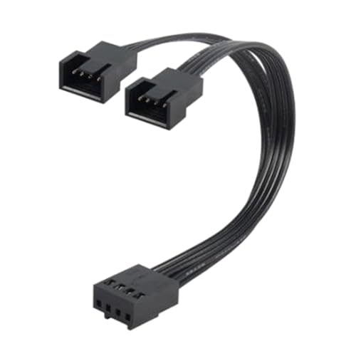 YIGZYCN Motherboard 4Pin Lüfter Splitterkabel Unterstützt Zwei Lüfter 10 cm Kurzer Kupferdraht YIGZYCN Motherboard 4Pin Lüfter Splitterkabel Unterstützt Zwei Lüfter 10 cm Kurzer Kupferdraht von YIGZYCN