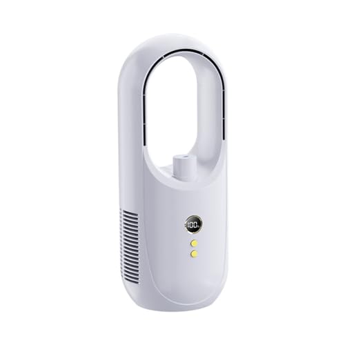 YIGZYCN Schreibtisch Lüfter Blattloser Lüfter Tisch Blattlüfter USB Lüfter 6 Speed ​​Luftkühlung Lüfter Plastik Büro Lüfter Schreibtischvent von YIGZYCN