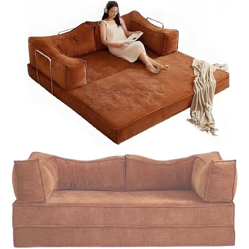 YIHANGG Couch Ohne Knochen,Kompressionssofa mit Armlehnen und Rückenlehne Modulcouch Wolkensofas für das Wohnzimmer Cordstoff Couch im Karton für das Wohnzimmer Schlafzimmer Büro(Size:1.8m) von YIHANGG