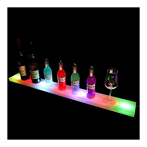 YIHANSS ,Weinregale LED-Acryl-Lichtbalken-Display Weinregal |Beleuchtetes Flaschenregal für die Hausbar mit Fernbedienung |Weinregal zur Aufbewahrung auf der Arbeitsplatte von YIHANSS