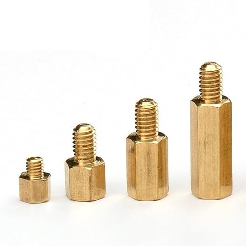 YIHANWUU Dere Sechskantschraube, Einzelkopfschraube, Bolzen M2 M2.5 M3 M4 M5, metrisches sechseckiges Gewinde, PCB-Grundplattenabstandhalter, Schraube/36 mm, 20 Stück / M5 (Thread 7 mm) von YIHANWUU