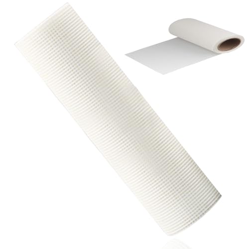 YIHAOH Armierungsgewebe, Glasfaser Fugenband, Selbstklebender Klebstoff Glasfasermatte Korrosionsschutz und Hohe Temperaturbeständigkeit, Gute Zugfestigkeit, Rissfest und Atmungsaktiv YIHAOH Armierungsgewebe, Glasfaser Fugenband, Selbstklebender Klebstoff Glasfasermatte Korrosionsschutz und Hohe Temperaturbeständigkeit, Gute Zugfestigkeit, Rissfest und Atmungsaktiv von YIHAOH