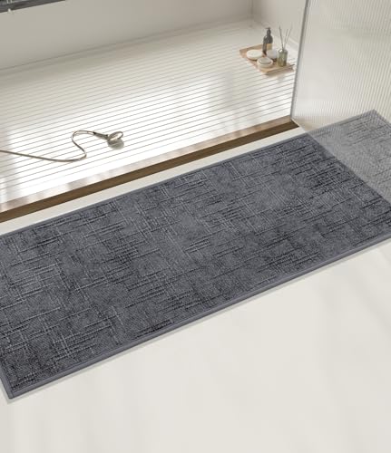 YIHOUSE Badezimmerteppich, rutschfest, schnell trocknend, Badematte für Badezimmer, dünne Badteppiche, saugfähig, passend unter Tür, maschinenwaschbar, niedriger Flor für Waschbecken, Dusche, 40,6 x YIHOUSE Badezimmerteppich, rutschfest, schnell trocknend, Badematte für Badezimmer, dünne Badteppiche, saugfähig, passend unter Tür, maschinenwaschbar, niedriger Flor für Waschbecken, Dusche, 40,6 x von YIHOUSE