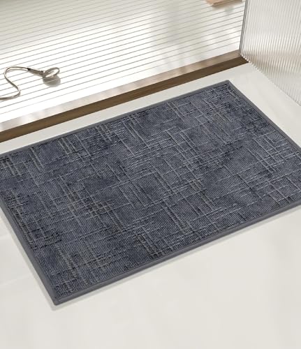 YIHOUSE Badezimmerteppich, rutschfest, schnell trocknend, Badematte für Badezimmer, dünne Badteppiche, saugfähig, passend unter Tür, maschinenwaschbar, niedriger Flor für Waschbecken, Dusche, 40,6 x YIHOUSE Badezimmerteppich, rutschfest, schnell trocknend, Badematte für Badezimmer, dünne Badteppiche, saugfähig, passend unter Tür, maschinenwaschbar, niedriger Flor für Waschbecken, Dusche, 40,6 x von YIHOUSE