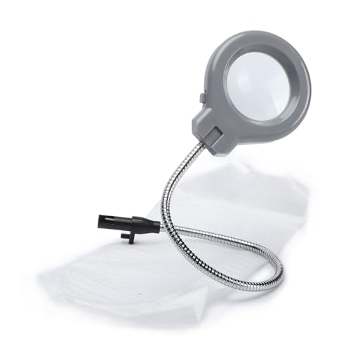 YIHUA Lupe mit LED-Beleuchtung für YIHUA 926 LED IV 110W EVO & 939D+ III (Grau) von YIHUA