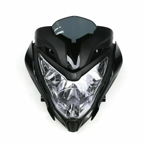 YIJIAVSX Motorrad-Scheinwerfer für Bajaj für Pulsar 150 200 Motorrad-Scheinwerfer-Montage, Scheinwerferverkleidung (schwarz) von YIJIAVSX