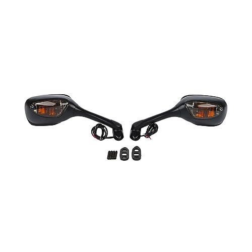 YIJIAVSX Motorradspiegel Motorradspiegel Für Suzuki GSXR 600 GSX-R 750 2006-2021 GSXR 1000 2005-2015 K6 K7 K8 Rückansicht Blinker Motorrad Spiegel Motorradspiegel(2) von YIJIAVSX