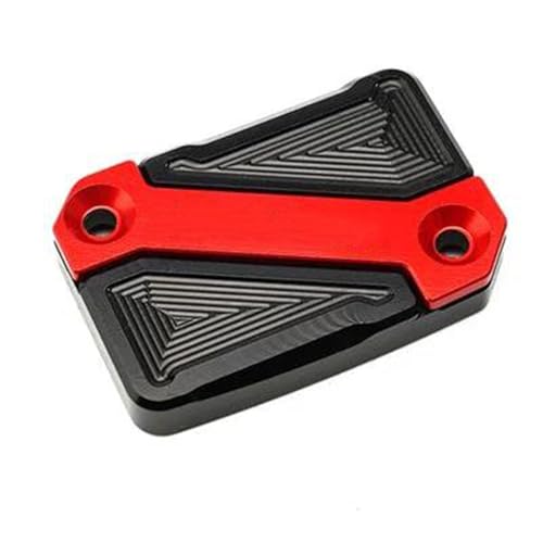 YIJIAVSX Schutz Öl Füllstoff Kappe Für Suzuki Für GIXXER 250 SF 150 125 2018-2023 Motorrad Vorderradbremsflüssigkeitsbehälter Tankdeckel Vorderer Bremsflüssigkeitsbehälterdeckel Öleinfülldeckel(Rot) von YIJIAVSX
