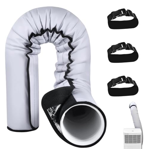 Klimaanlagen-Schlauchabdeckung, Schlauch Abdeckung Für Tragbare Klimaanlagen, Tragbare AC -Schlauch, Isolationshülle, Passt Für 5 "& 5,9" Durchmesser Abgasschlauch von YIJIEHH