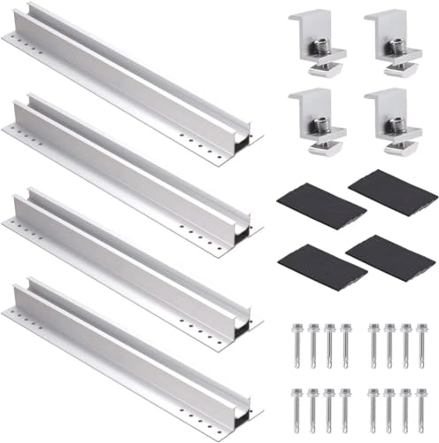 YIJIEHH Solarpanelschiene Mittelklemme Endklemme Halterung Schienen Endklemmen - Montage Set Befestigung Alu Profile Endklemme Montageschiene Solar Photovoltaik PV Modul Solarpanel Montagesystem-Z YIJIEHH Solarpanelschiene Mittelklemme Endklemme Halterung Schienen Endklemmen - Montage Set Befestigung Alu Profile Endklemme Montageschiene Solar Photovoltaik PV Modul Solarpanel Montagesystem-Z von YIJIEHH