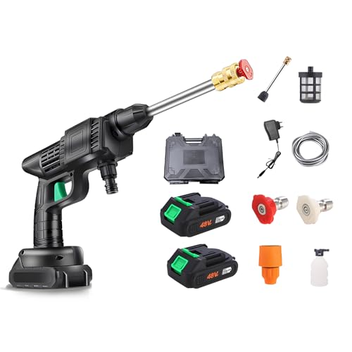 12V Kabellose Hochdruckreiniger, Tragbarer Kabelloser Hochdruckreiniger, Reinigungsgerät, Geeignet für Autos, Fenster, Rasen und Schwimmbäder 12V Kabellose Hochdruckreiniger, Tragbarer Kabelloser Hochdruckreiniger, Reinigungsgerät, Geeignet für Autos, Fenster, Rasen und Schwimmbäder von YIK TUNG