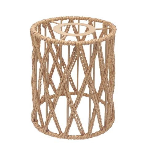 Rattan Lampenschirm Hängelampe Stehlampe Klein Boho Papierlampenschirm Pendelleuchtenschirm Korblampen Hängend Korb Laterne Ersatzschirm Zubehör für Tischlampe Hängeleuchten Deckenlampe Rattan Lampenschirm Hängelampe Stehlampe Klein Boho Papierlampenschirm Pendelleuchtenschirm Korblampen Hängend Korb Laterne Ersatzschirm Zubehör für Tischlampe Hängeleuchten Deckenlampe von YIKEGE LICHT